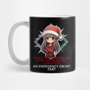 Sarcastic Christmas Girl Mug